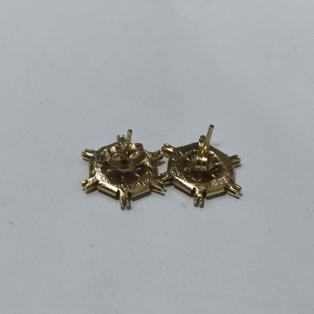 ARETES PAR ORO 14 K 2.8 GRMS (SEMINUEVO)