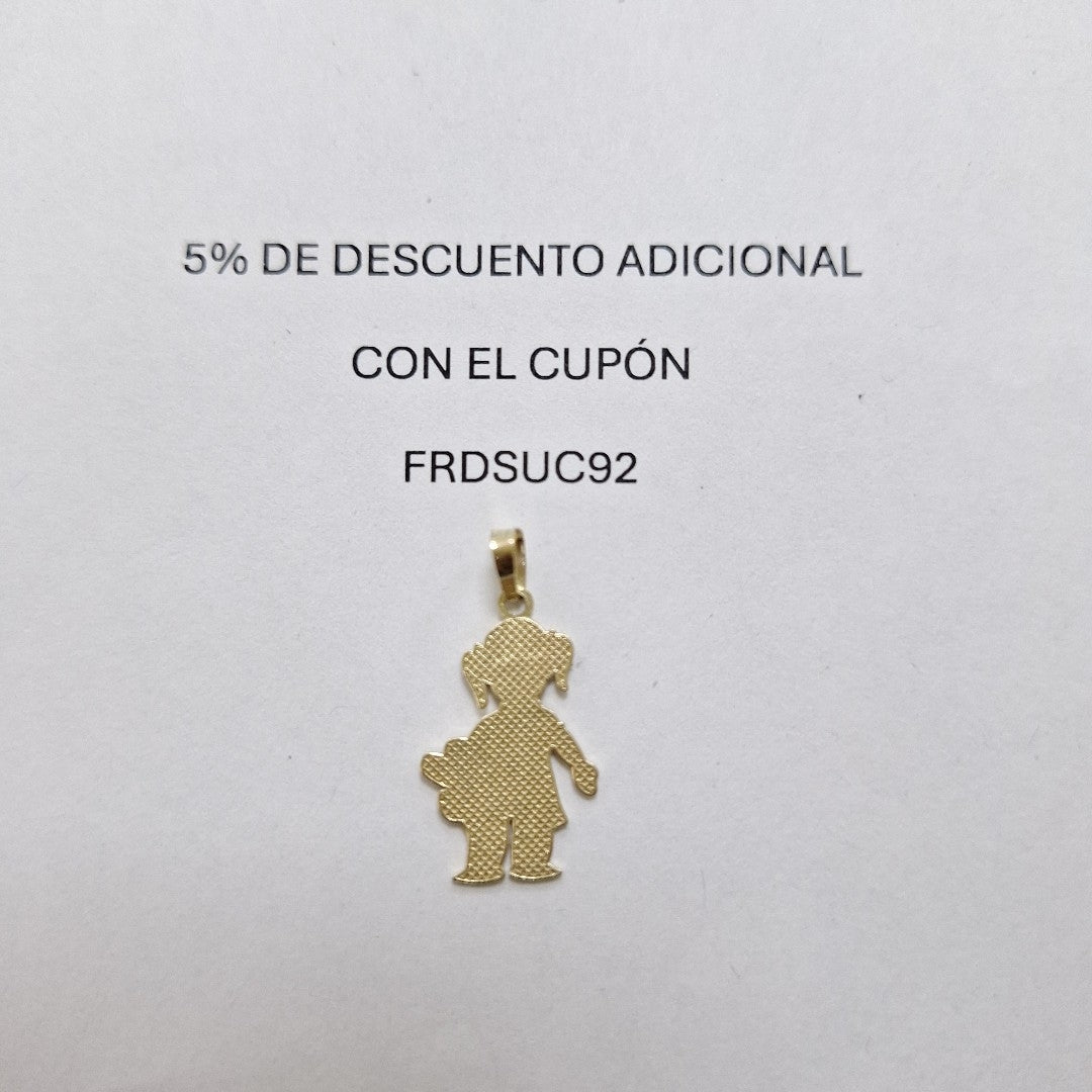 DIJE NIÑA 10K 1 GR (NUEVO)