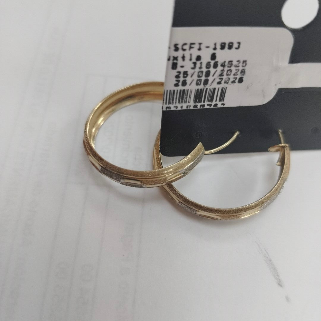 ARRACADAS PAR ORO 14 K 3,30 GRMS (SEMINUEVO)