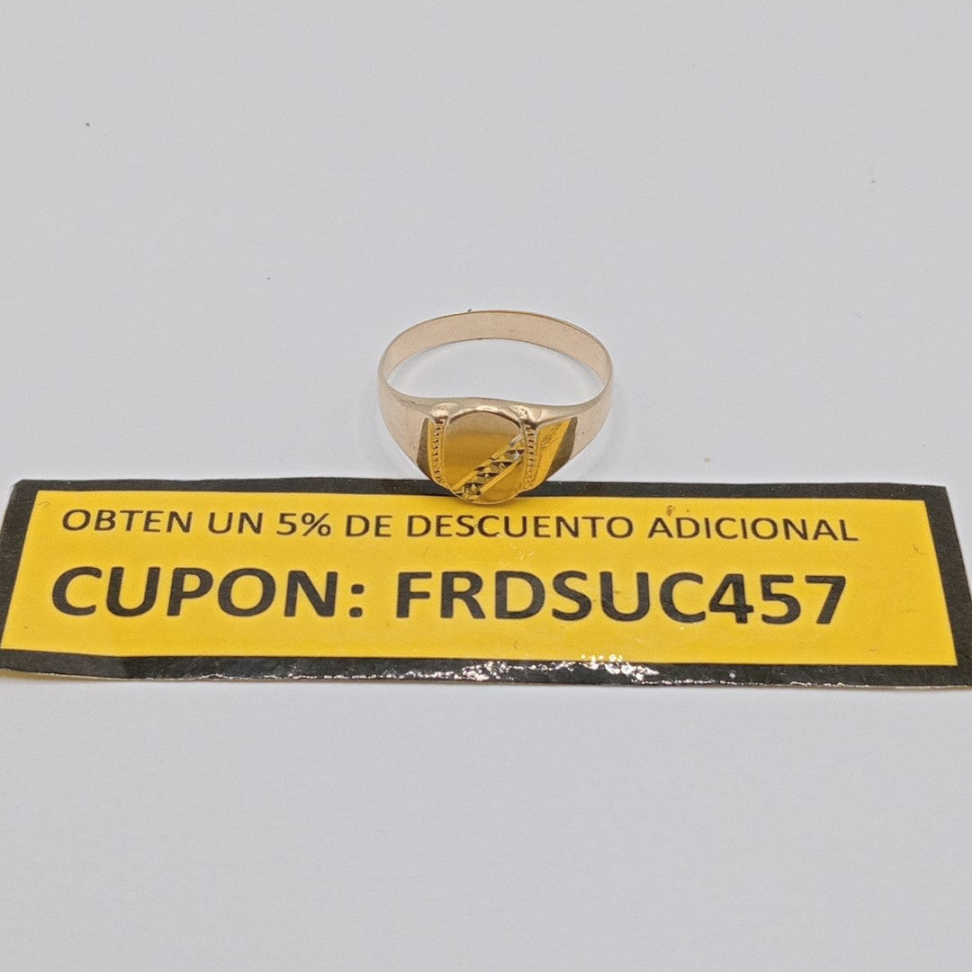 ANILLITO ORO, RODIADO 14 K 2.3 GRMS (SEMINUEVO)