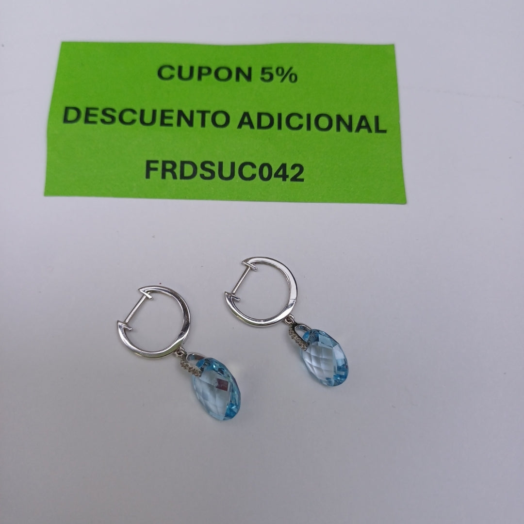 ARRACADAS PAR ORO 18 K 2.5 GRMS (SEMINUEVO)