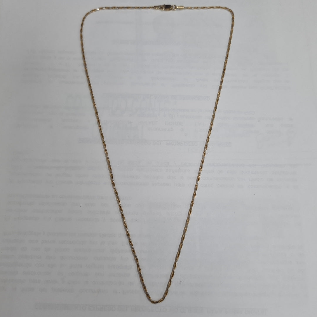 CADENA ORO 14 K 3,90 GRMS (SEMINUEVO)