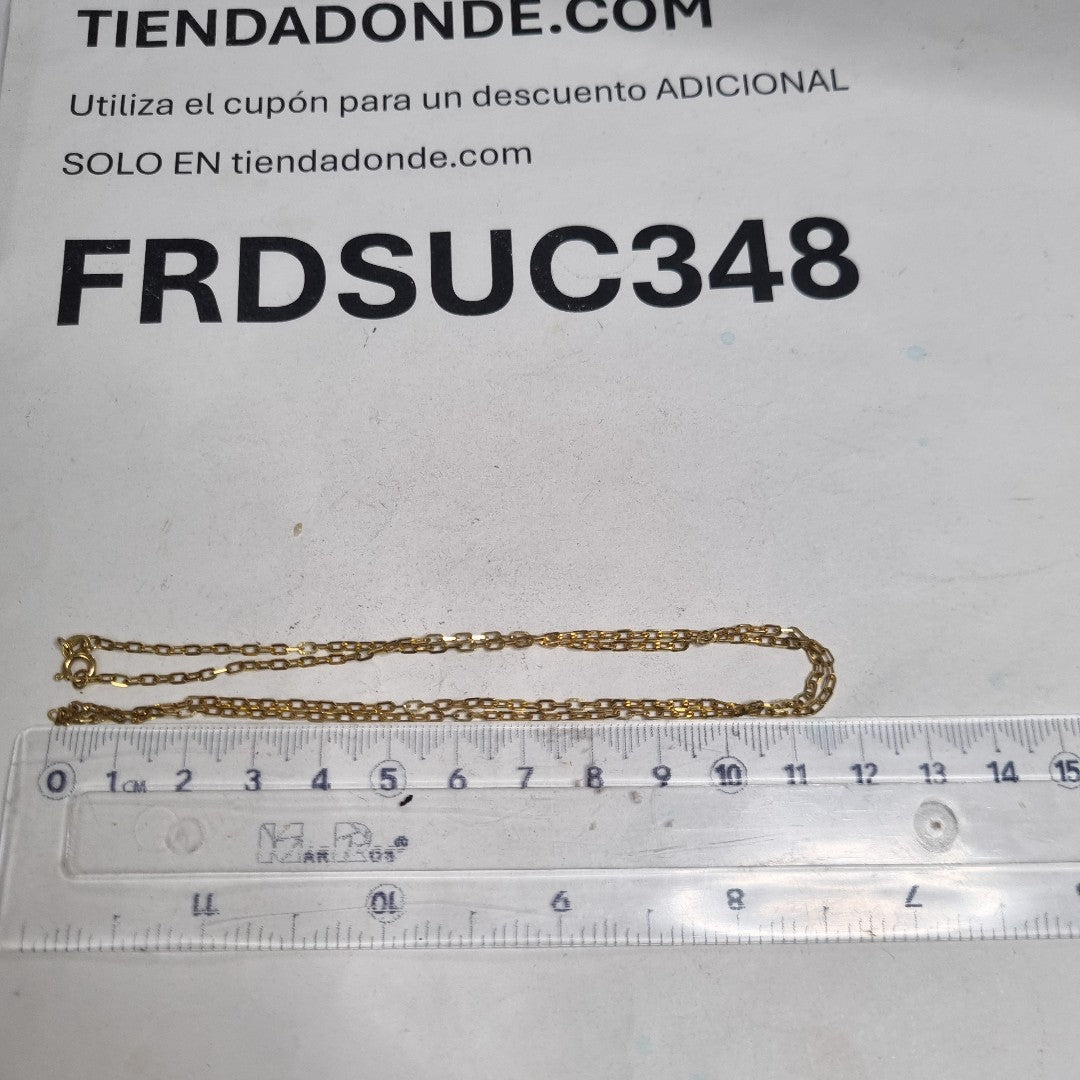 CADENA ORO 14 K 3 GRMS (SEMINUEVO)