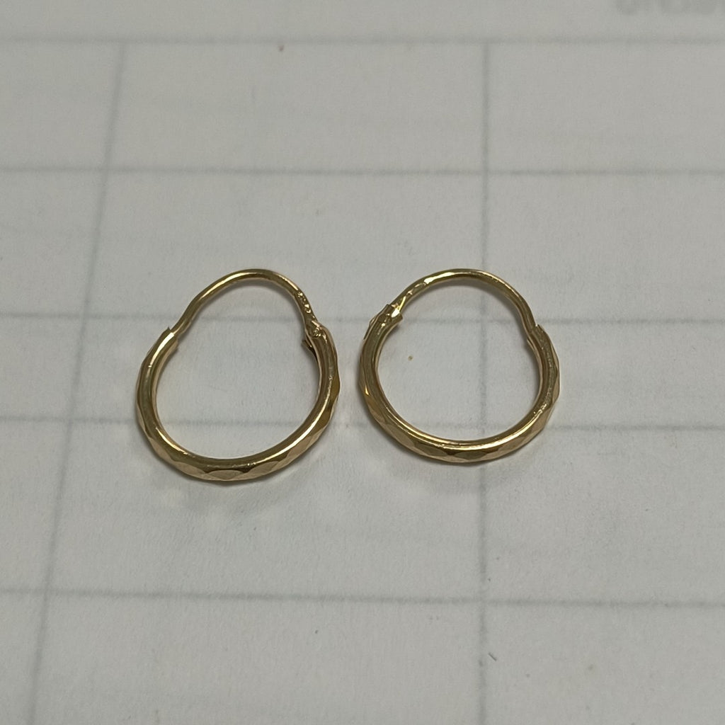 ARRACADAS PAR ORO 14 K 0,60 GRMS (SEMINUEVO)