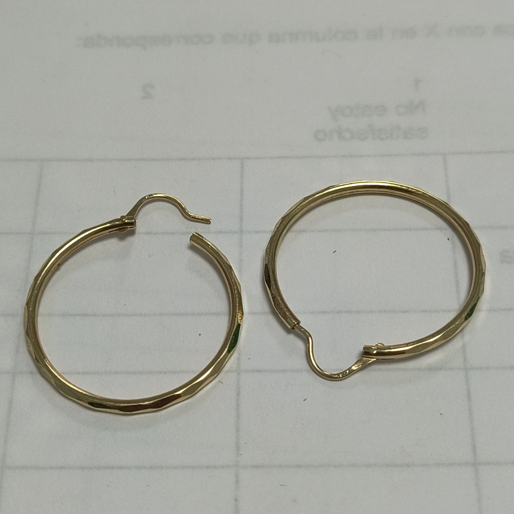 ARRACADAS PAR ORO 14 K 1,60 GRMS (SEMINUEVO)