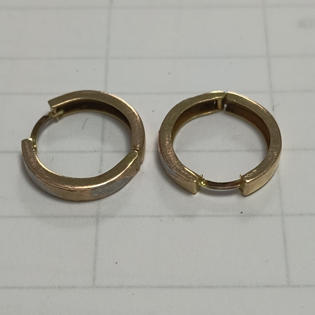 ARRACADAS PAR ORO 14 K 2,30 GRMS (SEMINUEVO)