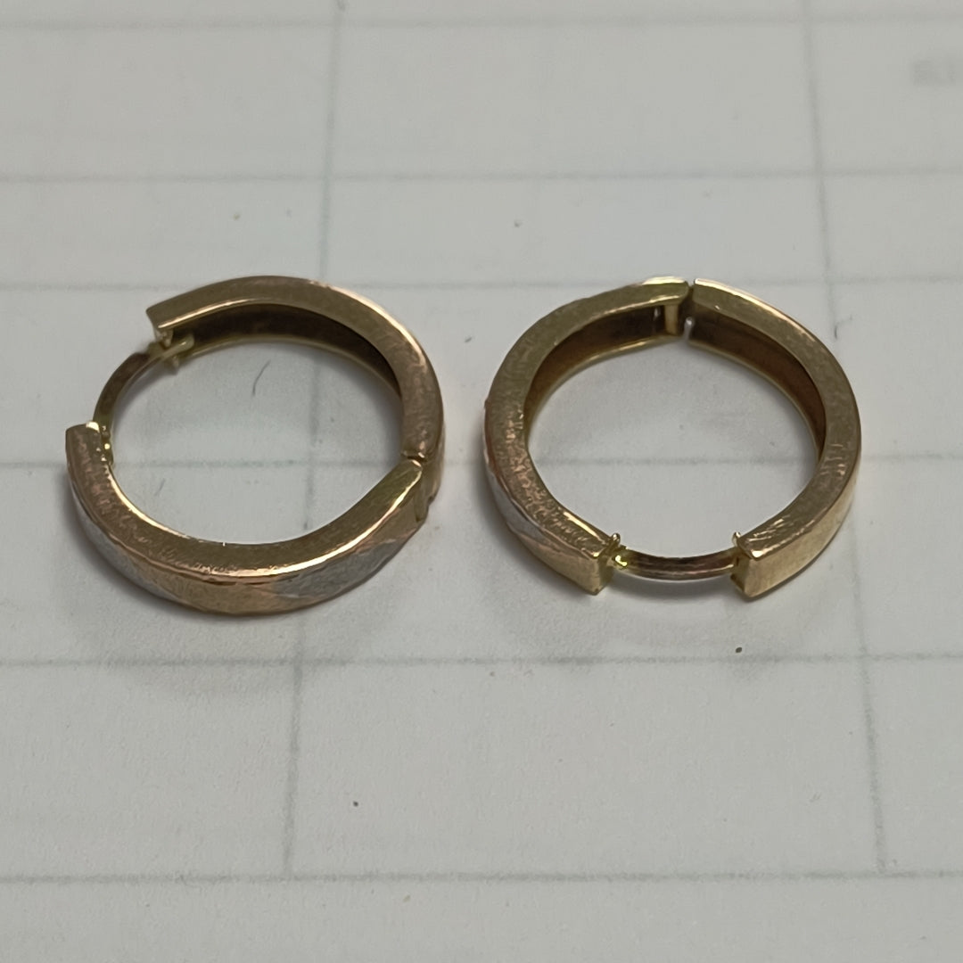 ARRACADAS PAR ORO 14 K 2,30 GRMS (SEMINUEVO)