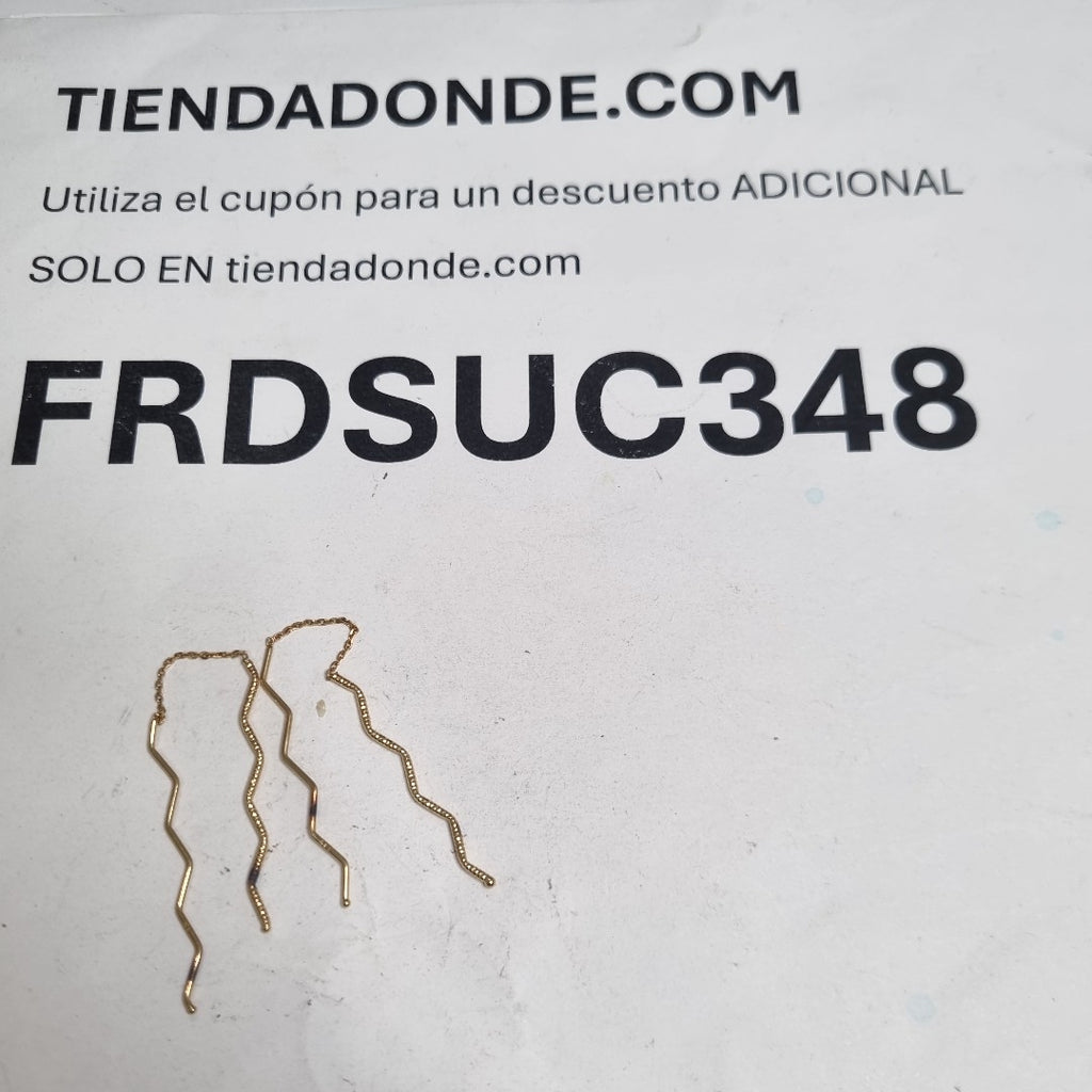 VIOLADORES PAR ORO 14 K 1,30 GRMS (SEMINUEVO)