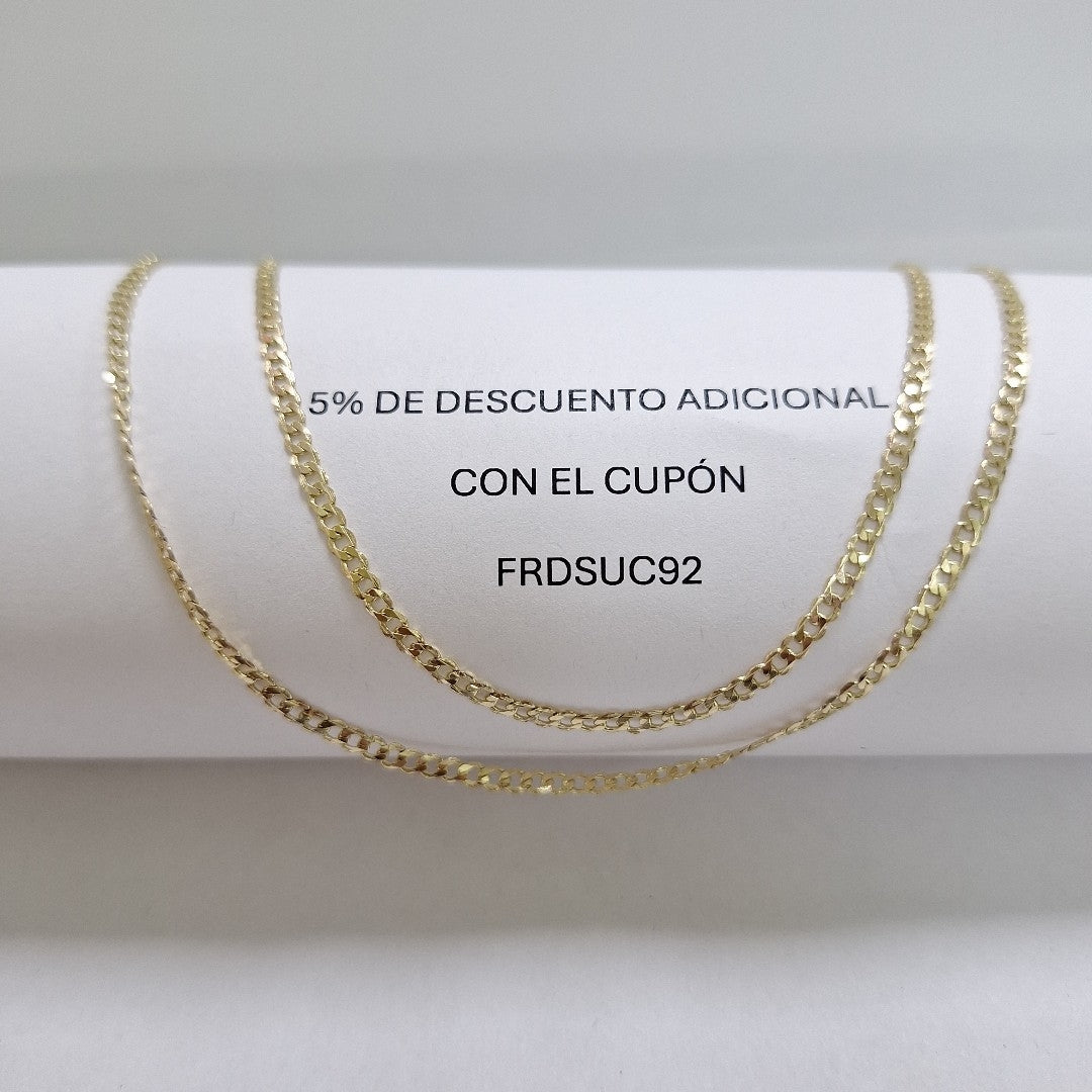 CADENA BARBADA 14K 55 CM 5.1 GR (NUEVO)