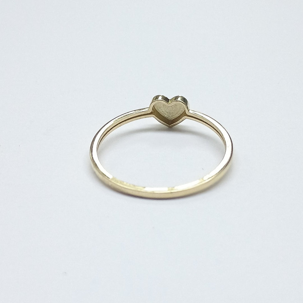 ANILLOS ANILLITO FIG CORAZON 10K TALLA 9 1.2 GR (NUEVO)