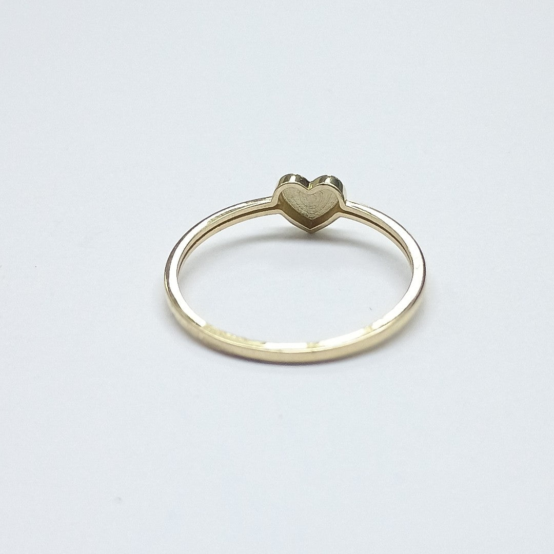 ANILLOS ANILLITO FIG CORAZON 10K TALLA 9 1.2 GR (NUEVO)