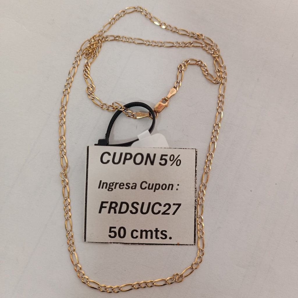 CADENA ORO 14 K 4.2 GRMS (SEMINUEVO)