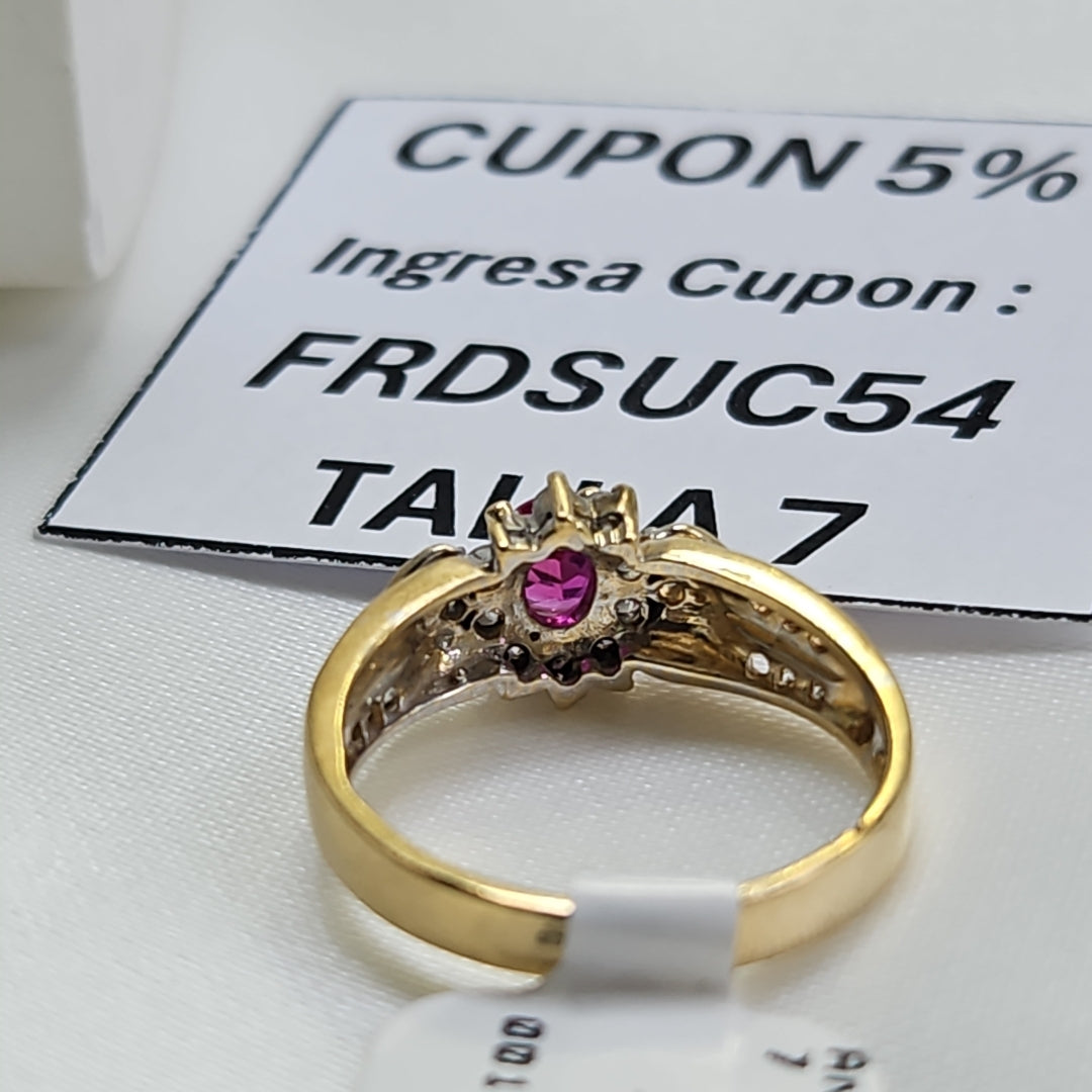 ANILLO ORO 14 K 3.7 GRMS (SEMINUEVO)
