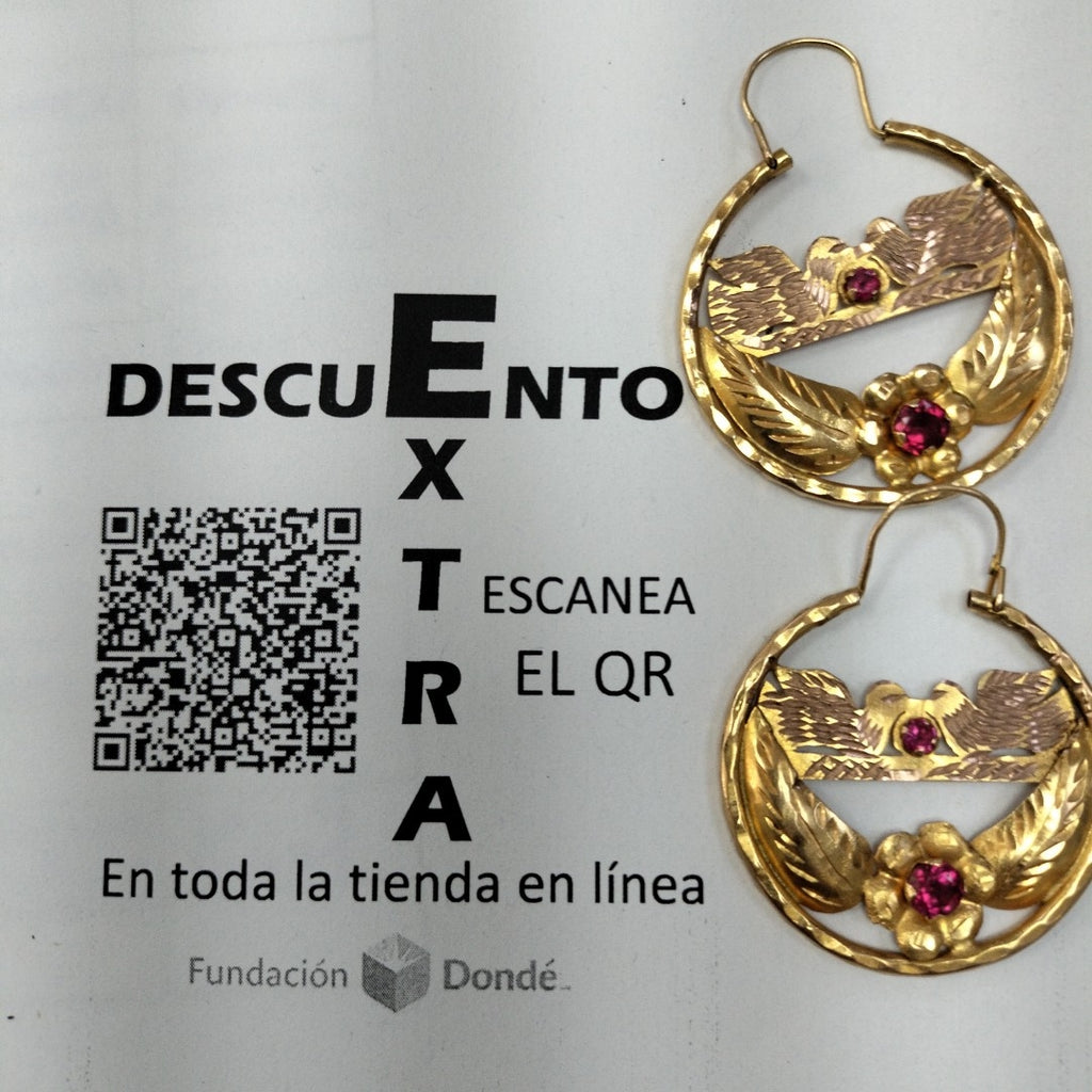ARETES PAR ORO 10 K 6.7 GRMS (SEMINUEVO)