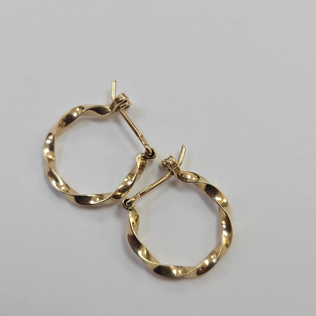 ARRACADAS PAR ORO 14 K 1.5 GRMS (SEMINUEVO)