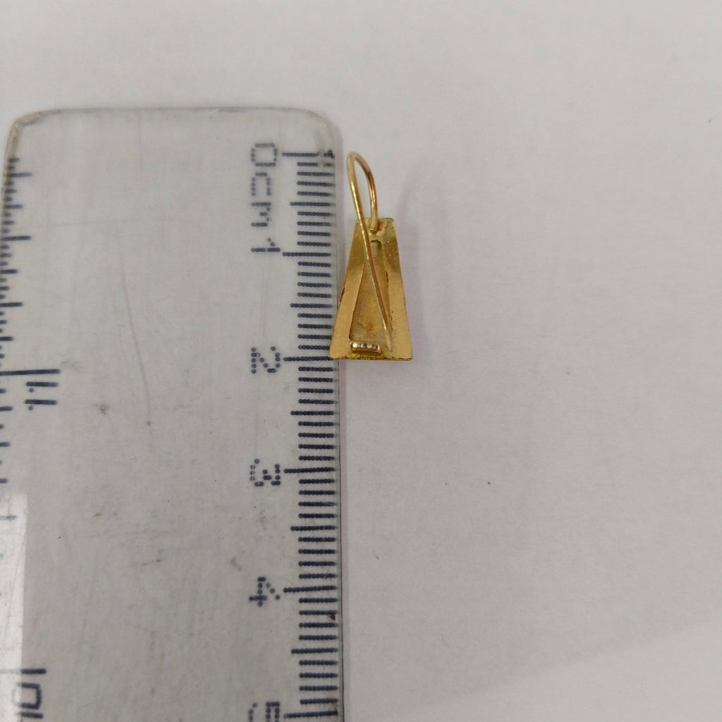 ARETES PAR ORO 10 K 1,10 GRMS (SEMINUEVO)