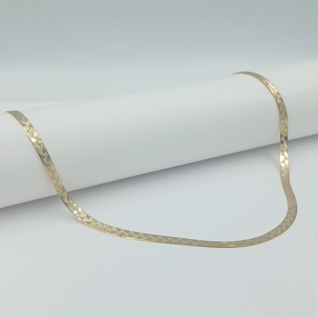 GARGANTILLA ORO, RODIADO 14 K 6.1 GRMS (SEMINUEVO)