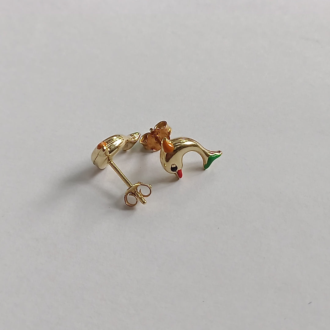 ARETES PAR ORO 14 K 1,40 GRMS (SEMINUEVO)