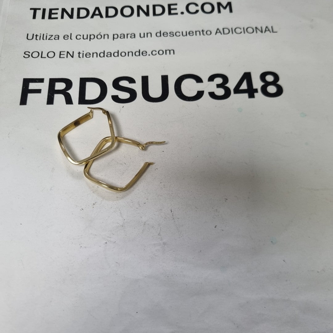ARRACADAS PAR ORO 14 K 3.6 GRMS (SEMINUEVO)