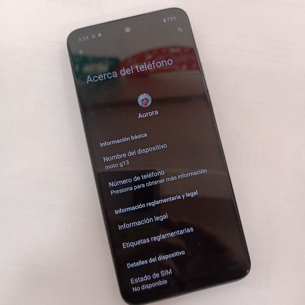 CELULAR MOTOROLA MOTO G13 XT2331-1 (2023) 128 GB 4 GB RAM (SEMINUEVO)