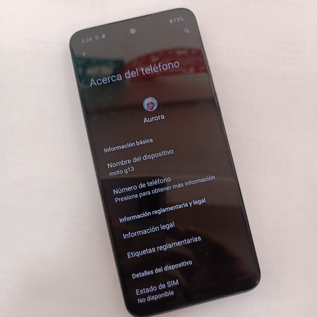 CELULAR MOTOROLA MOTO G13 XT2331-1 (2023) 128 GB 4 GB RAM (SEMINUEVO)