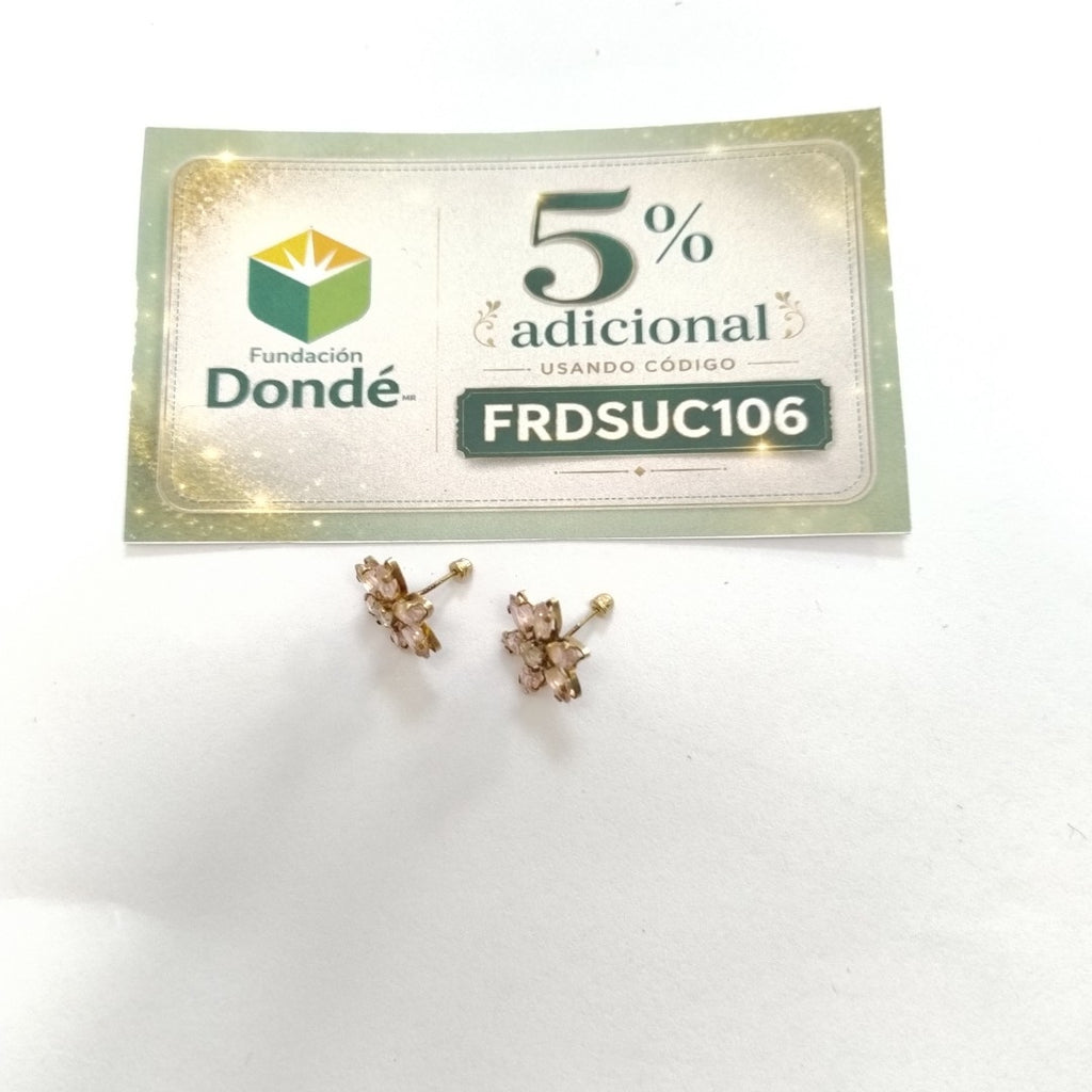 BROQUELES PAR ORO 10 K 1.7 GRMS (SEMINUEVO)