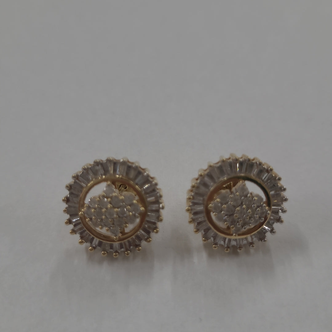 BROQUELES PAR ORO 14 K 5,40 GRMS (SEMINUEVO)
