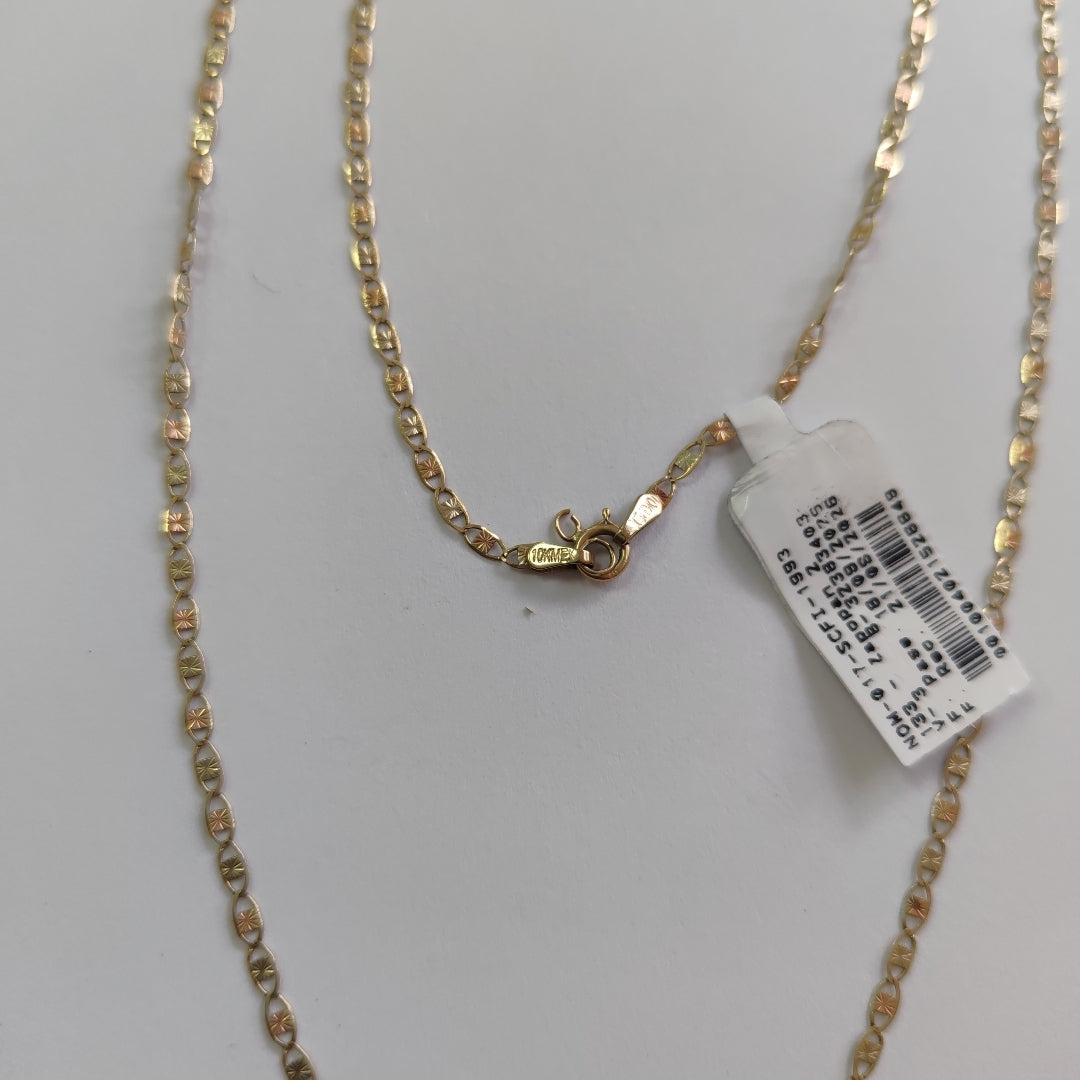 CADENA, DIJE ORO 10 K 3.6 GRMS (SEMINUEVO)