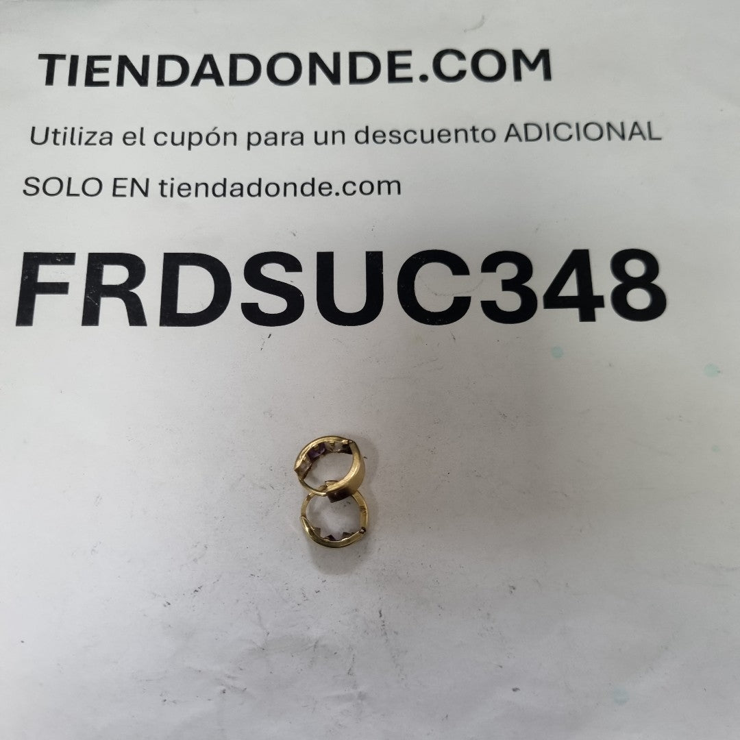 ARRACADAS PAR ORO 10 K 1.7 GRMS (SEMINUEVO)