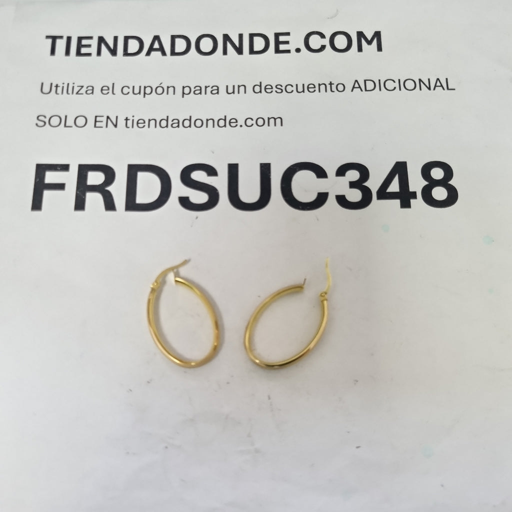 ARRACADAS PAR ORO 14 K 2.5 GRMS (SEMINUEVO)