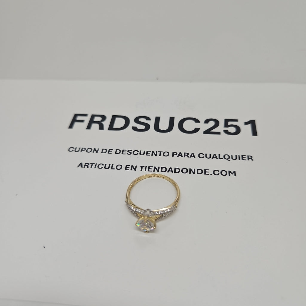 SOLITARIO ORO 10 K 1.8 GRMS (SEMINUEVO)