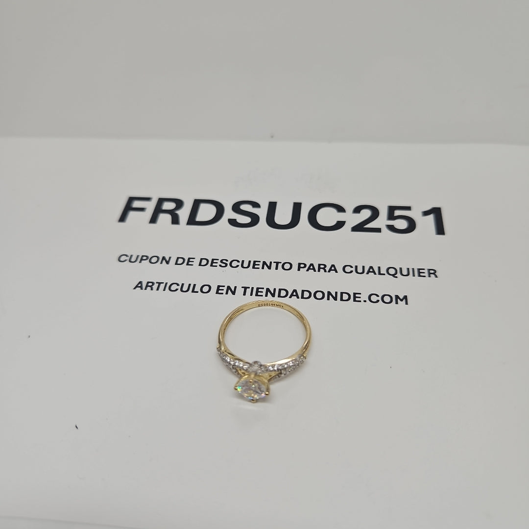 SOLITARIO ORO 10 K 1.8 GRMS (SEMINUEVO)