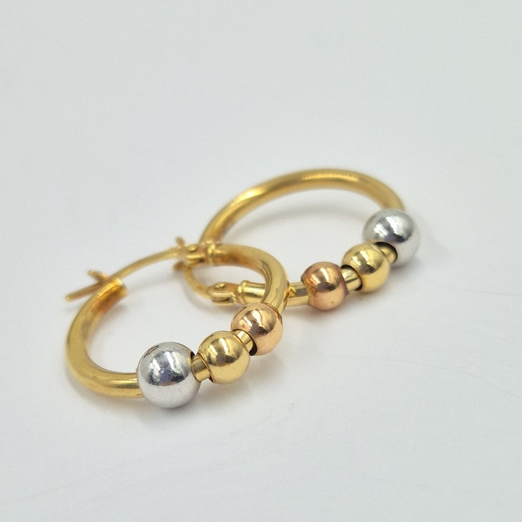 ARRACADAS PAR ORO 14 K 1,80 GRMS (SEMINUEVO)