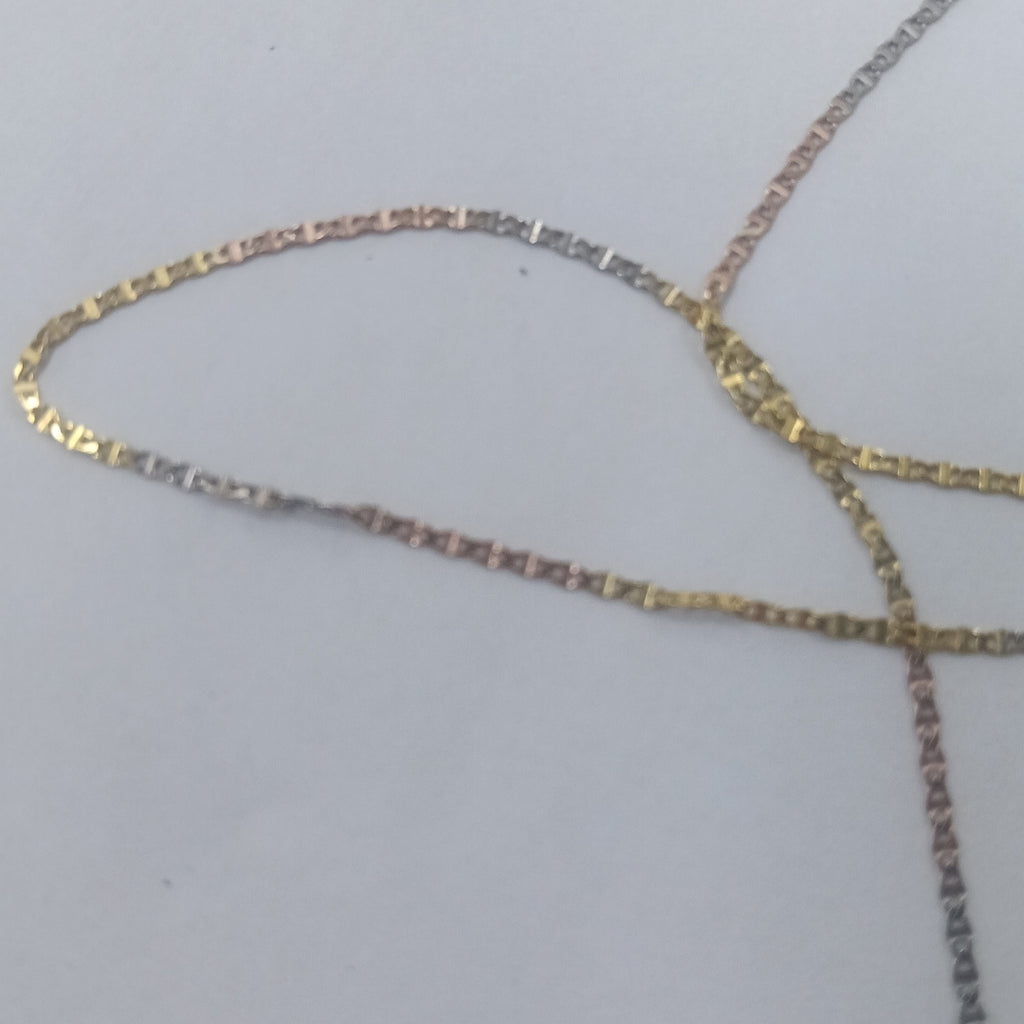 CADENA ORO,RODIADO 14 K 1,10 GRMS (SEMINUEVO)
