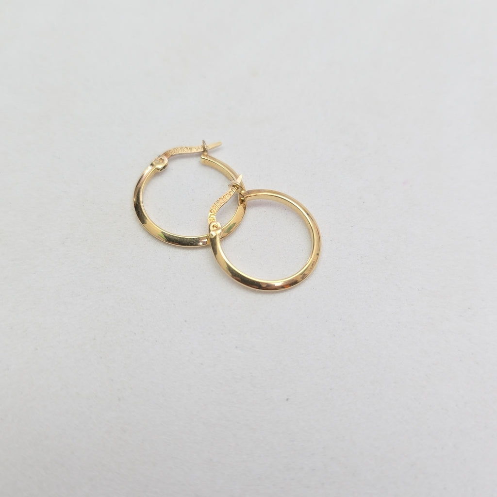 ARRACADAS PAR ORO 14 K 1.5 GRMS (SEMINUEVO)