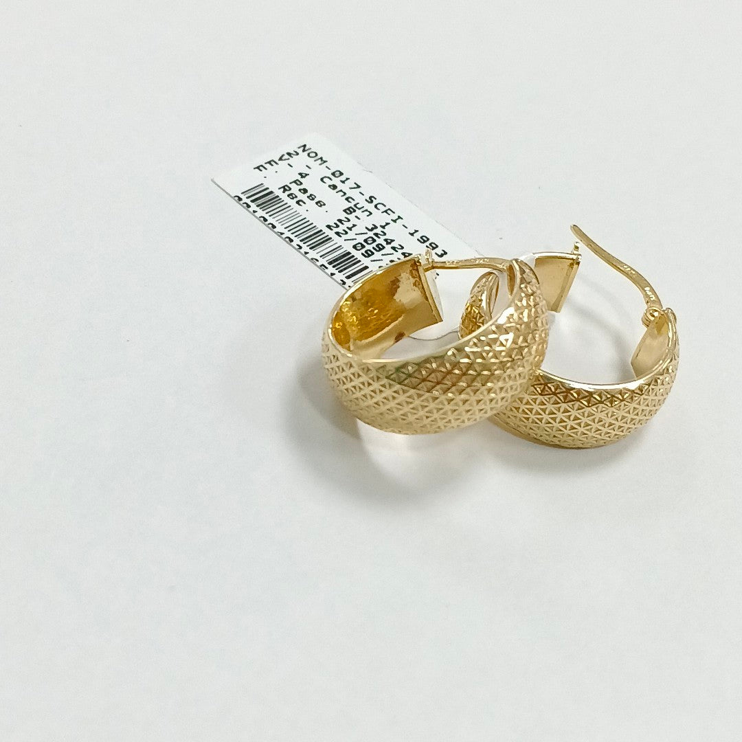 ARRACADAS PAR ORO 14 K 3,10 GRMS (SEMINUEVO)