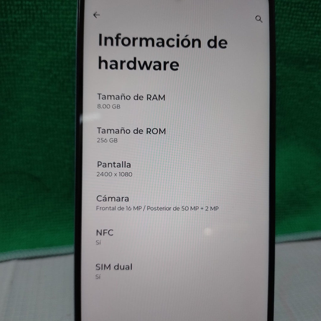 CELULAR MOTOROLA MOTO G54 5G XT2343-1 (2023) 256 GB 8 GB RAM (SEMINUEVO)