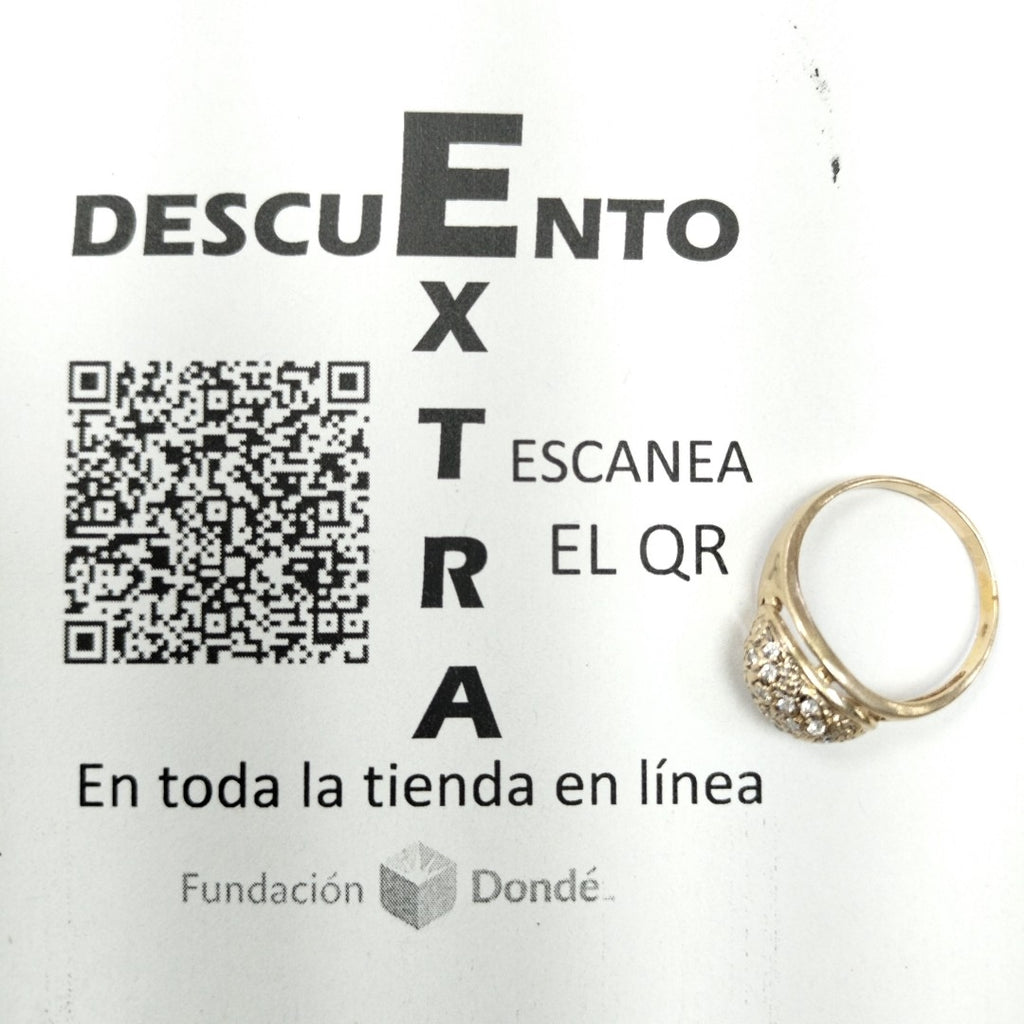ANILLO ORO 14 K 3.4 GRMS (SEMINUEVO)
