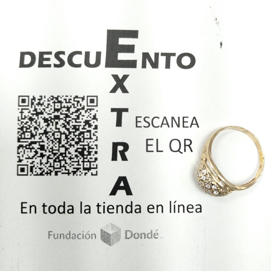 ANILLO ORO 14 K 3.4 GRMS (SEMINUEVO)
