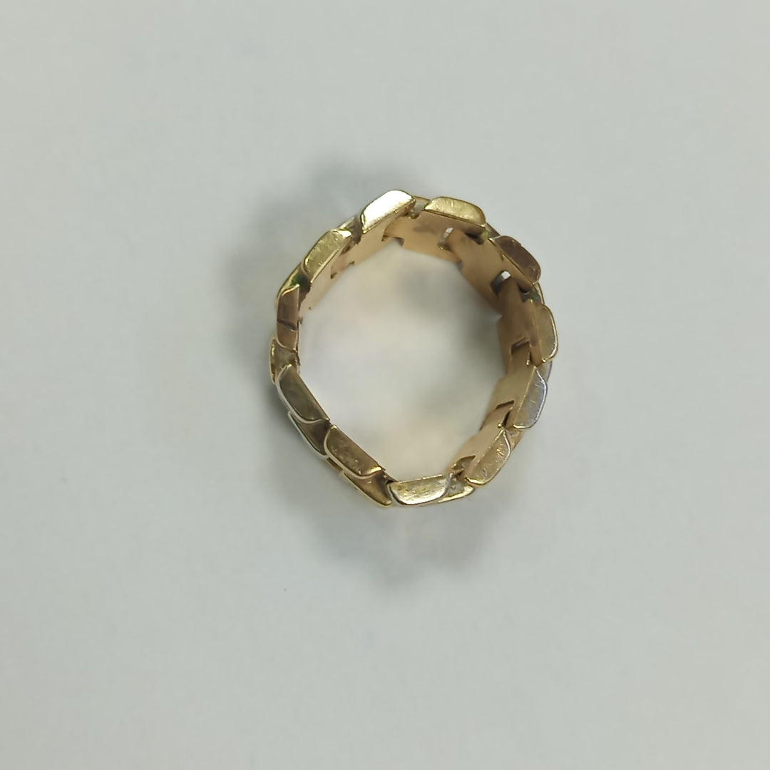 ANILLITO ORO, ORO COMBINADO 10 K 3.3 GRMS (SEMINUEVO)