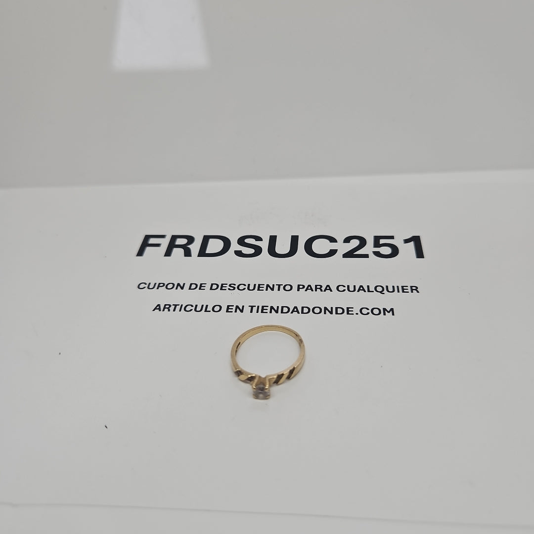 SOLITARIO ORO 14 K 1.7 GRMS (SEMINUEVO)