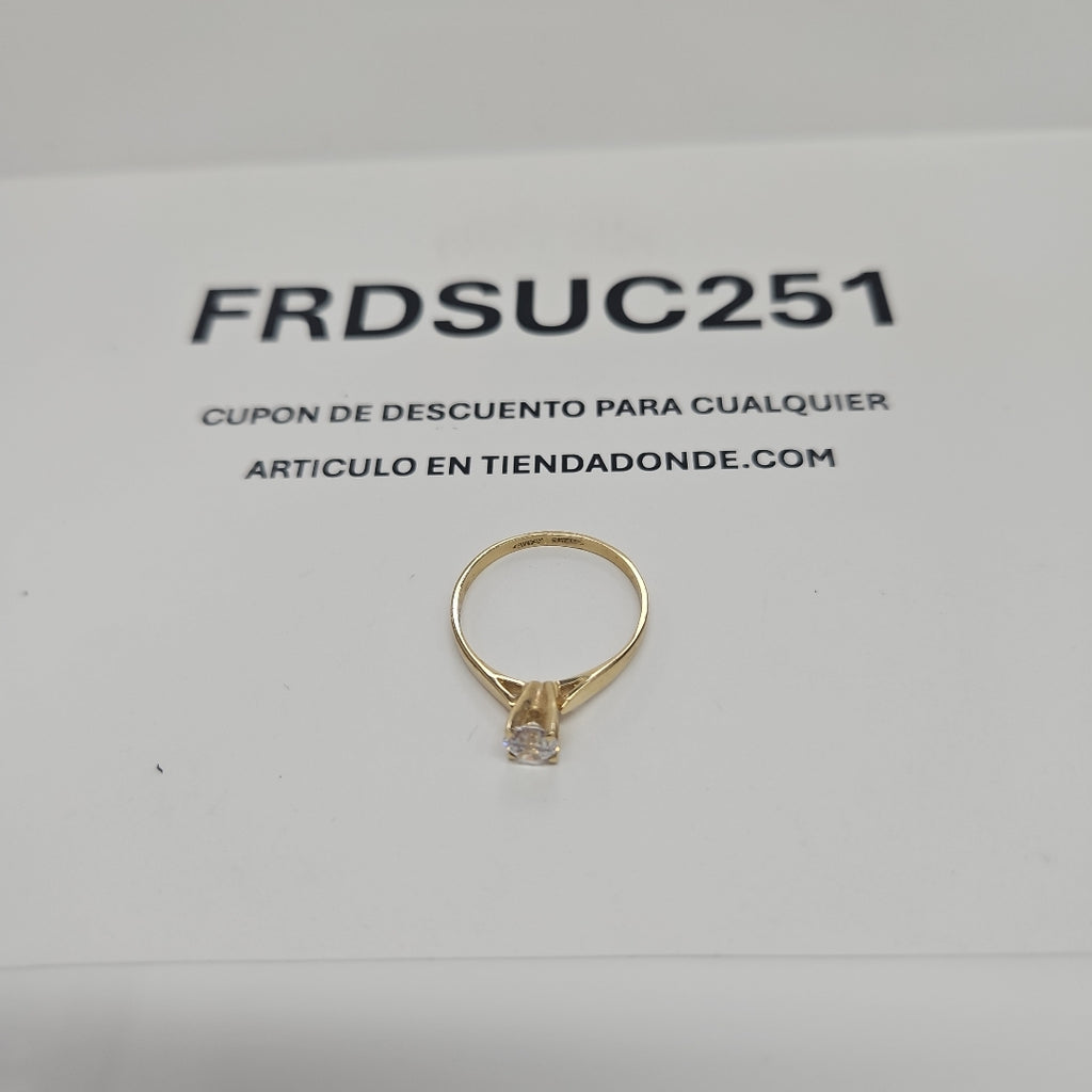 SOLITARIO ORO 10 K 1,70 GRMS (SEMINUEVO)