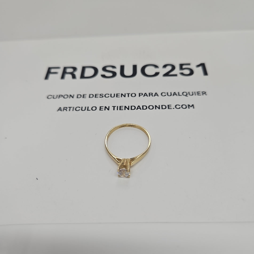 SOLITARIO ORO 10 K 1,70 GRMS (SEMINUEVO)
