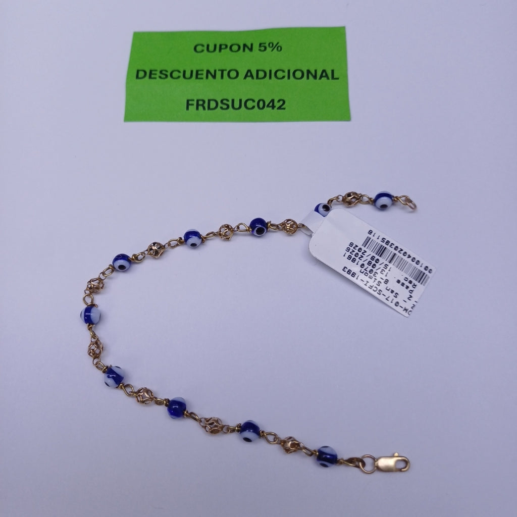 PULSERA ORO 14 K 3.2 GRMS (SEMINUEVO)