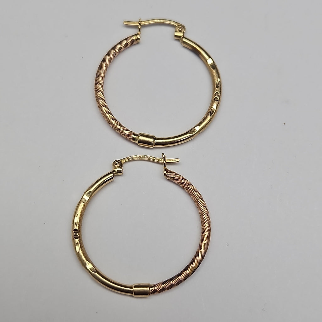 ARRACADAS PAR ORO 14 K 3,00 GRMS (SEMINUEVO)