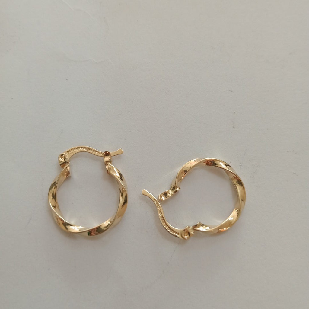 ARETES ARRACADAS TORZAL 14K 1.1 GR (NUEVO)