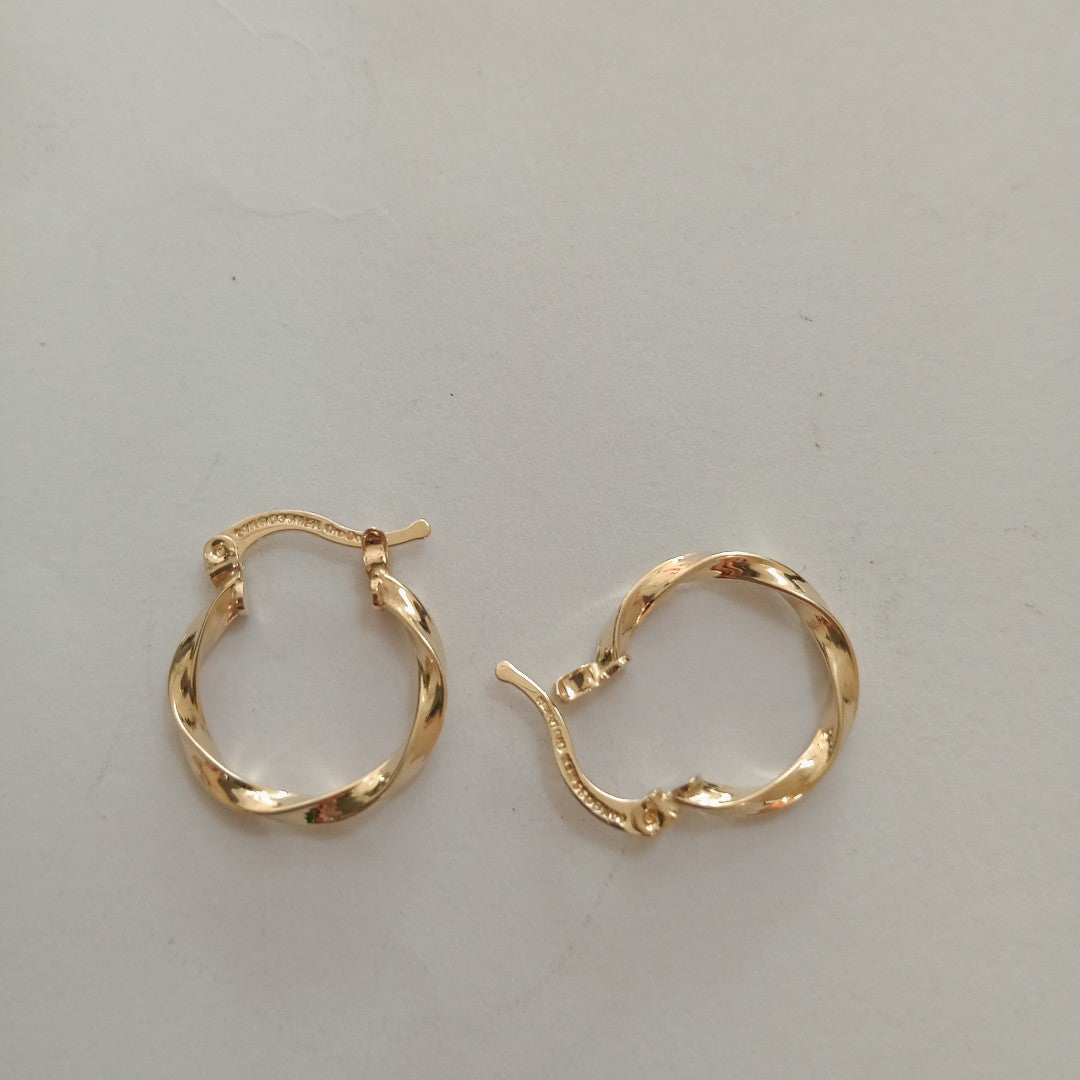 ARETES ARRACADAS TORZAL 14K 1.1 GR (NUEVO)