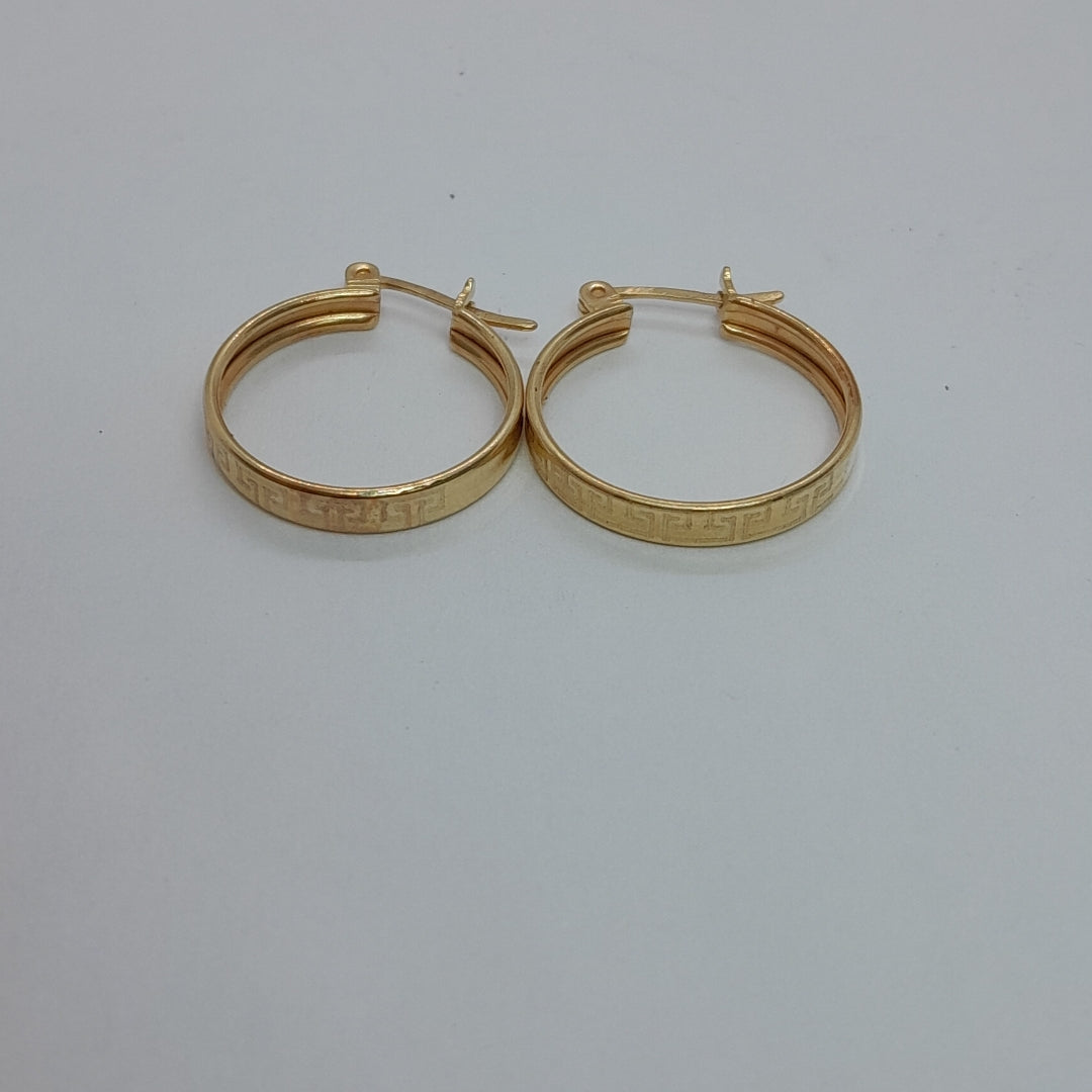 ARRACADAS PAR ORO 14 K 1,90 GRMS (SEMINUEVO)