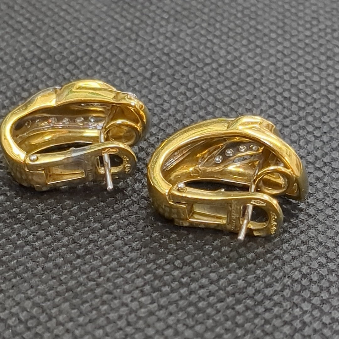 ARETES PAR ORO 14 K 11,60 GRMS (SEMINUEVO)
