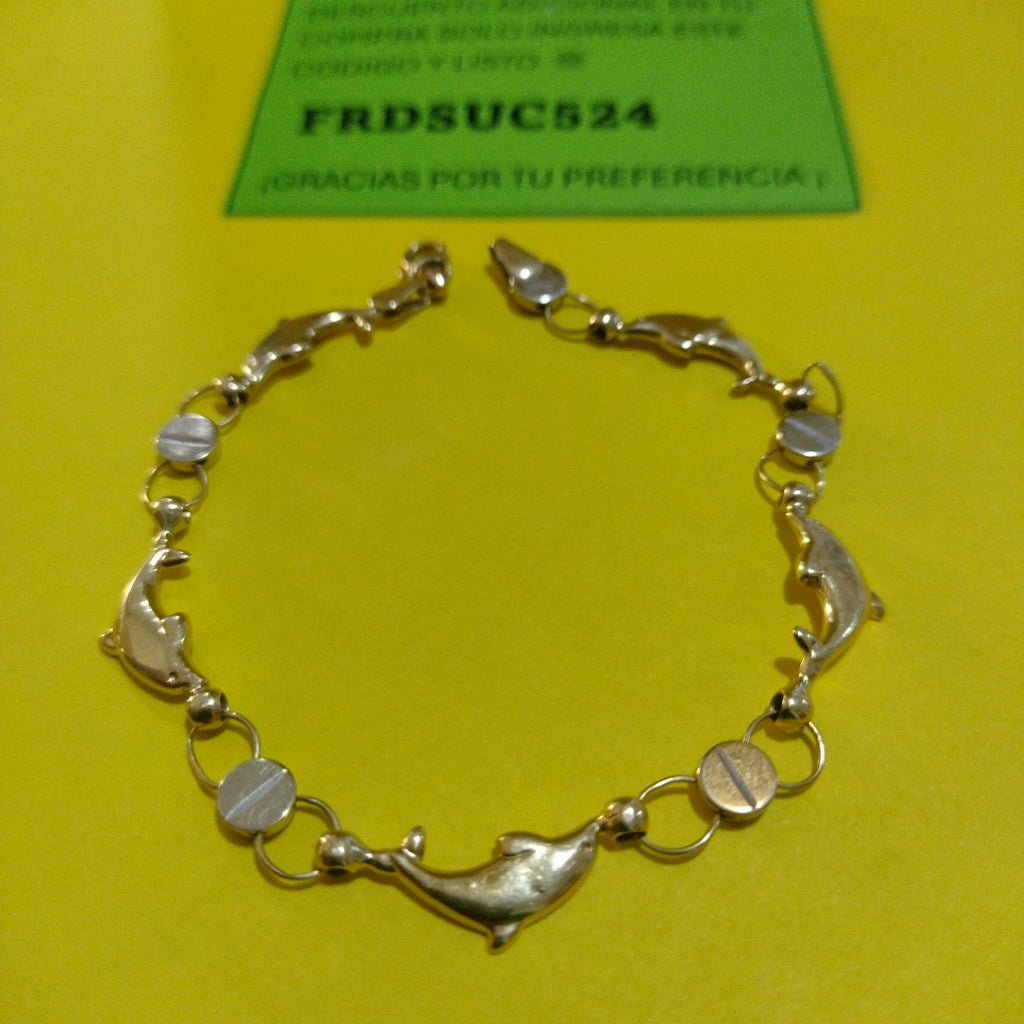 PULSERA ORO 14 K 4.9 GRMS (SEMINUEVO)